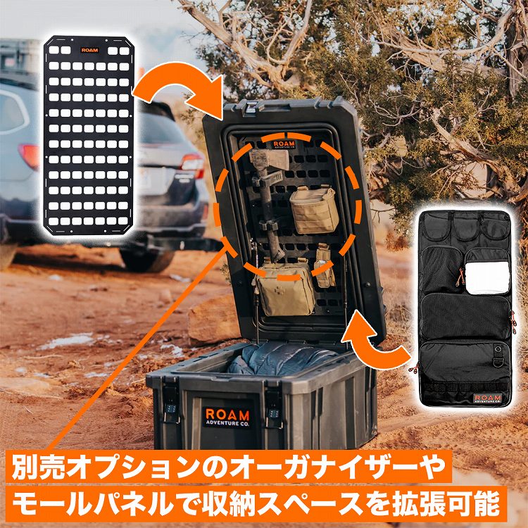 ROAM ADVENTURE CO. RUGGED CASE 105L ラギットケース 105リットル 選べる4色 スレート/ブラック/ODグリーン/デザートタン  ローム アドベンチャー | アイテムからさがす | OODD | ダブルオーディー